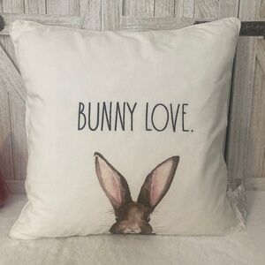 Rae Dunn Bunny Love Decorative Pillow